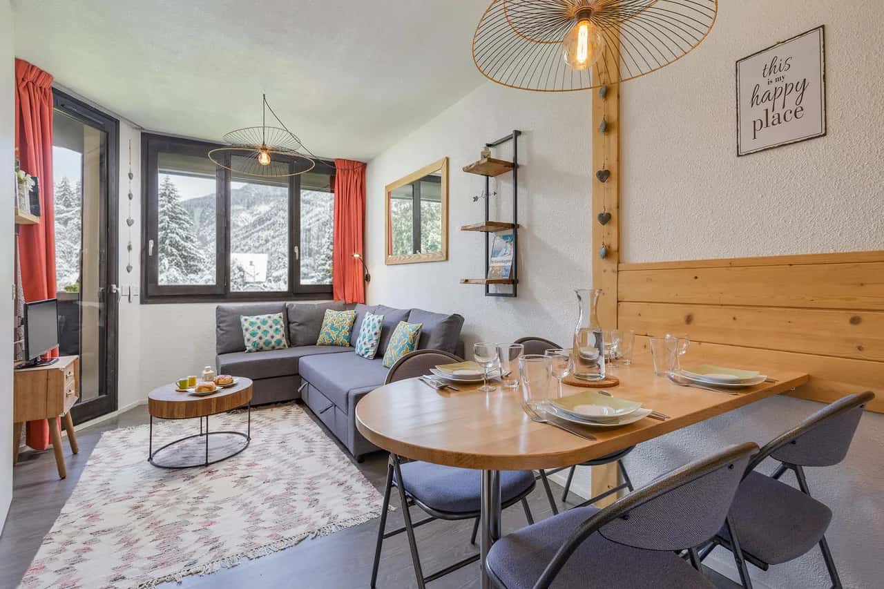 Cham Sud Chamois Blanc512 Balcón Moderno + Vistas para 4
