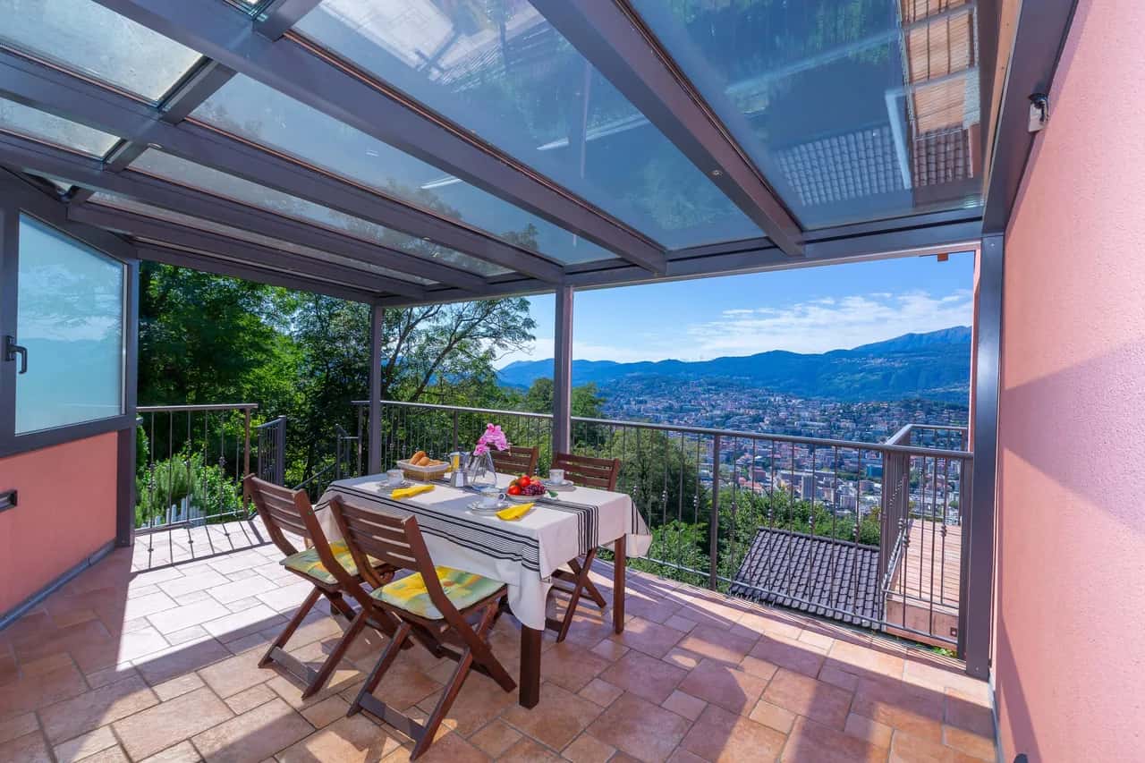 Lugano Panoramica avec Terrasse & Parking