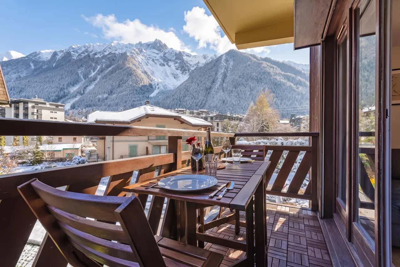 Apt Lyret II Famille 2BR au Centre de Chamonix + Balcon
