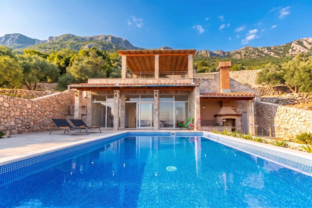 Pool Villa Dia /w Sauna & Jacuzzi near Dubrovnik