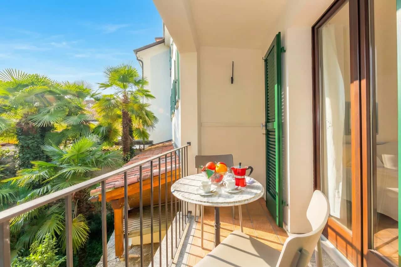 Casa Chiara Muralto mit Balkon & WLAN