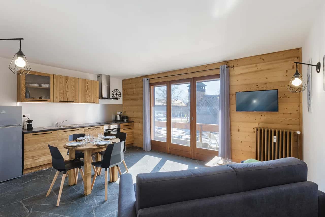 Apt Flégère & Golf Modern 1BR for 4 near ski lift