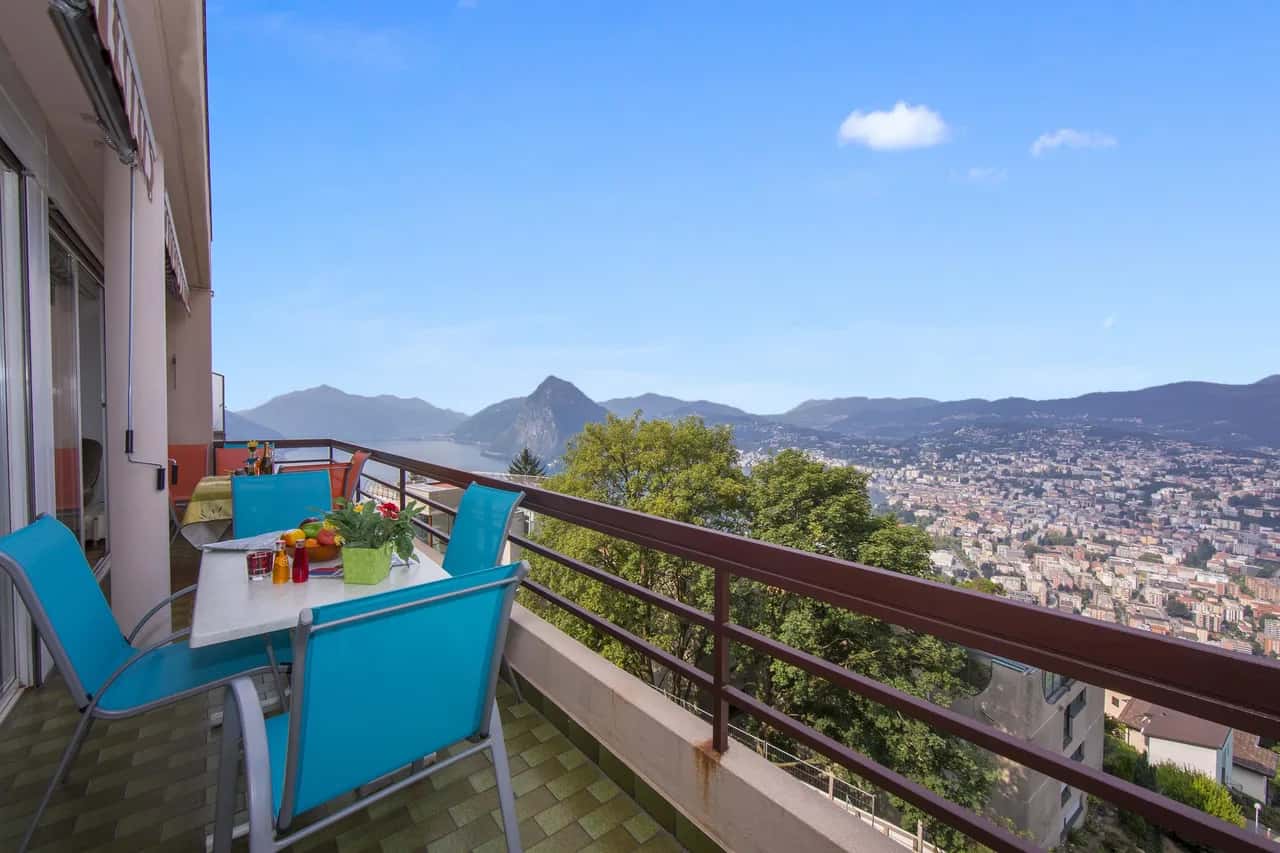 Aldesago Panoramica with shared Pool and Lugano View