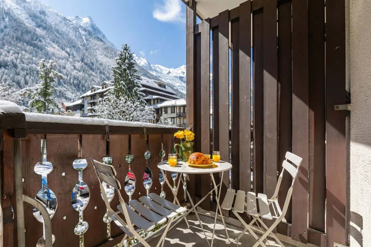 Cham Sud Jonquilles118 - Walk to Aiguille du Midi | Balcony View