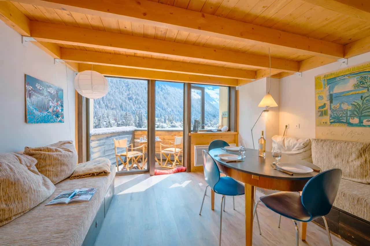 Grand Roc C412, 280m von den Pisten, Mont-Blanc Blick & Parkplatz