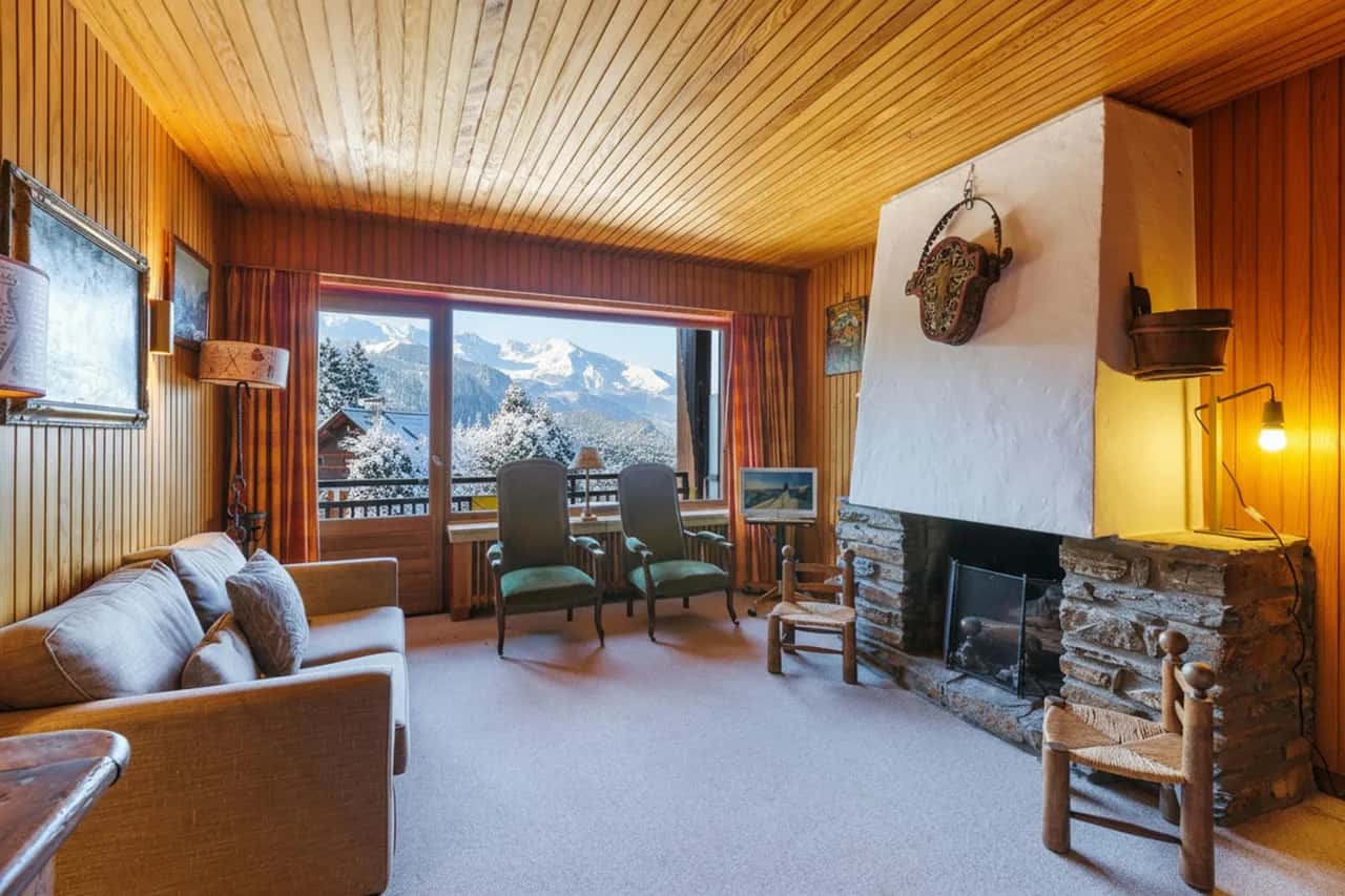 Au Soleil De Megève 750m von den Skipisten