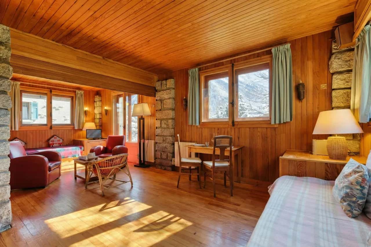Petit Chalet Des Moussoux in Chamonix | Mont Blanc Blick & Garten