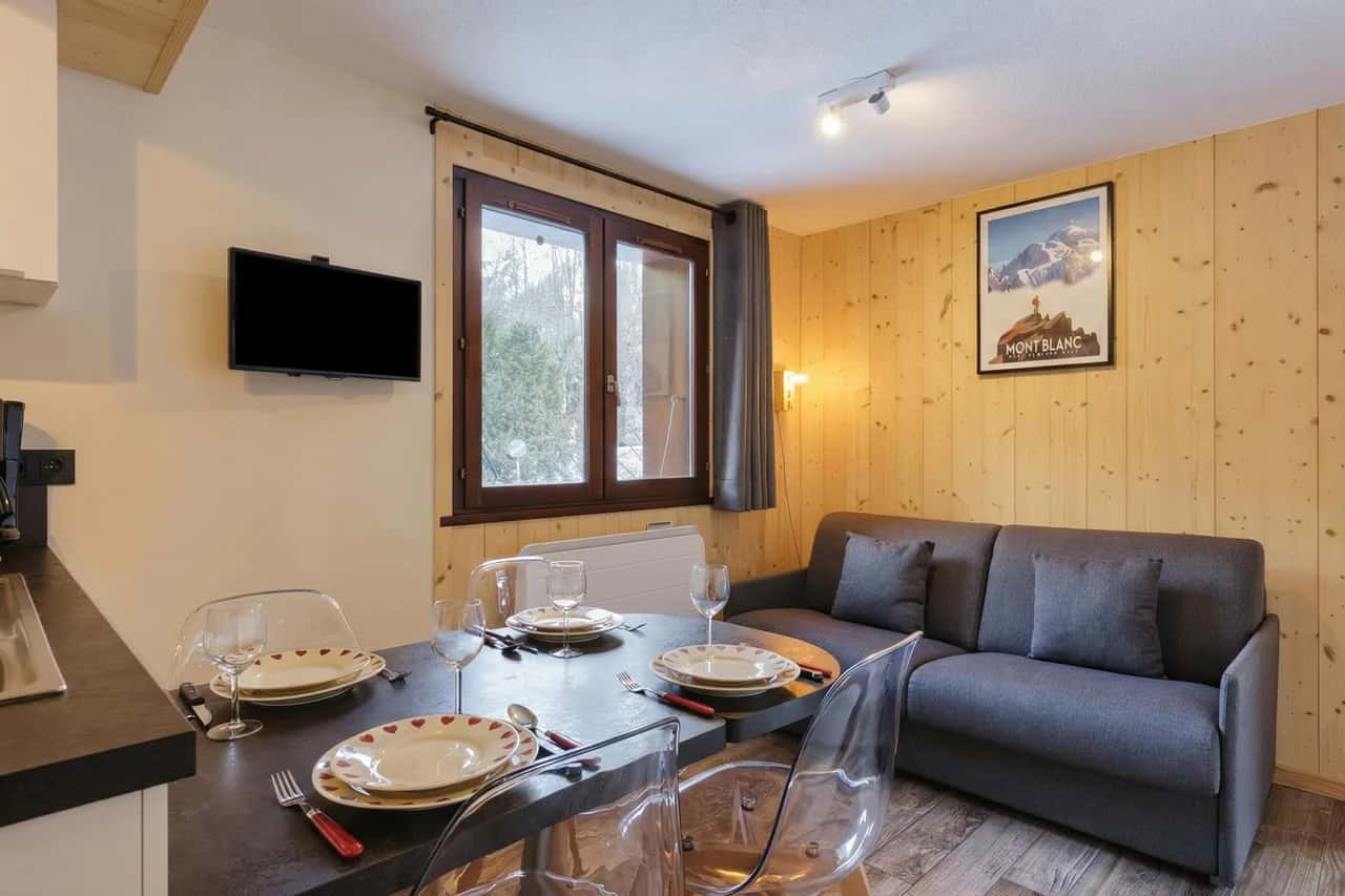 Apartamento Hameau Des Grands Montets Apt.127 con Balcón y Garaje, Acomoda 4