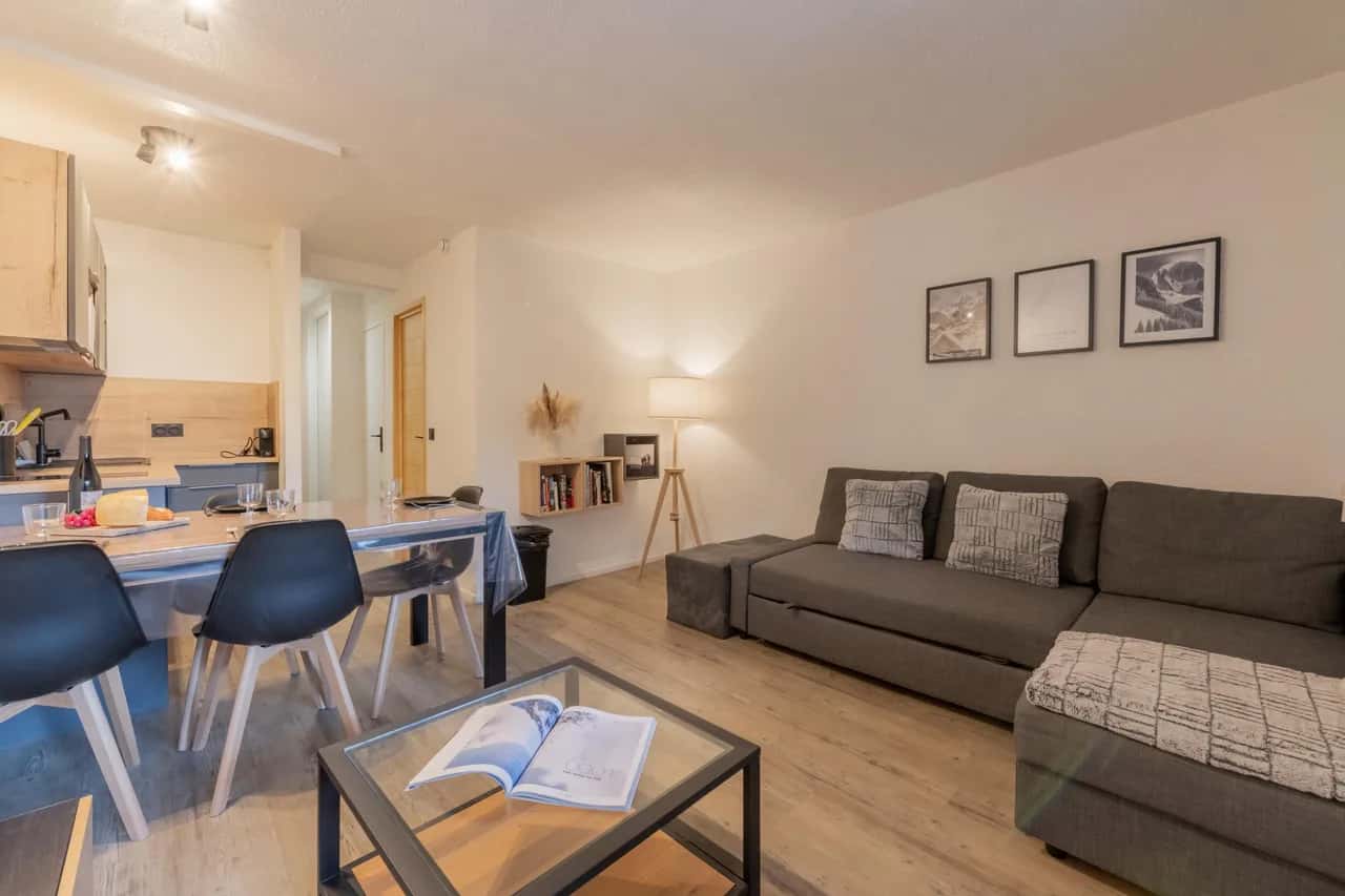 Cham Sud Jonquilles209 Appartement avec Balcon, Près de l'Aiguille du Midi pour 6