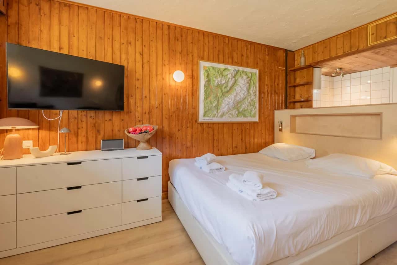 Estudio de Balme con Piscina Compartida y Cerca de las Pistas