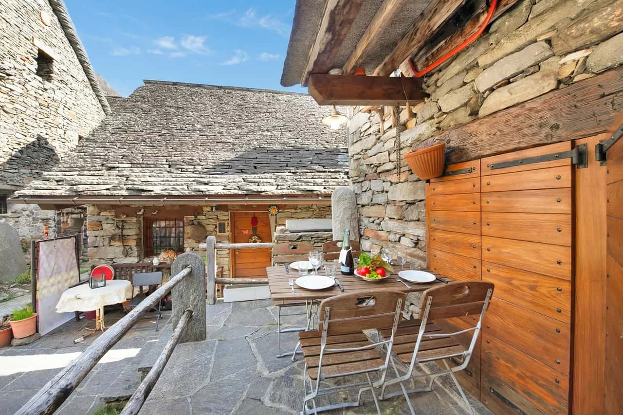 Rustico al forno Sonogno in der Nähe von Wanderwegen