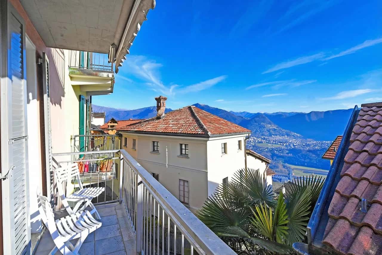 Lugano Bay View Due mit Balkon für 4