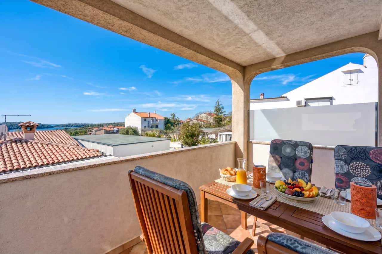 Apt Jakara 2 - Balcón con vista al mar