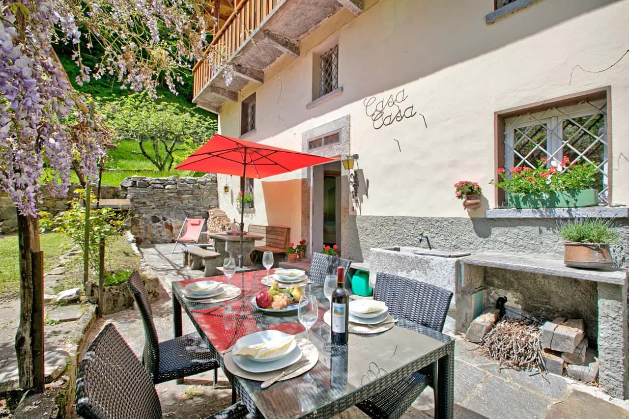 Casa Kaia Verzasca with Garden and View