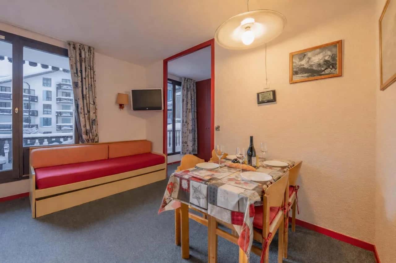Cham Sud Chailloud102 Chamonix Centre Vues Balcon 3 personnes