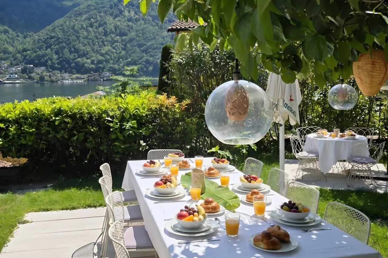 Historisches Palazzo Gritti - Lugano Seeuferaufenthalt - Fiordaliso