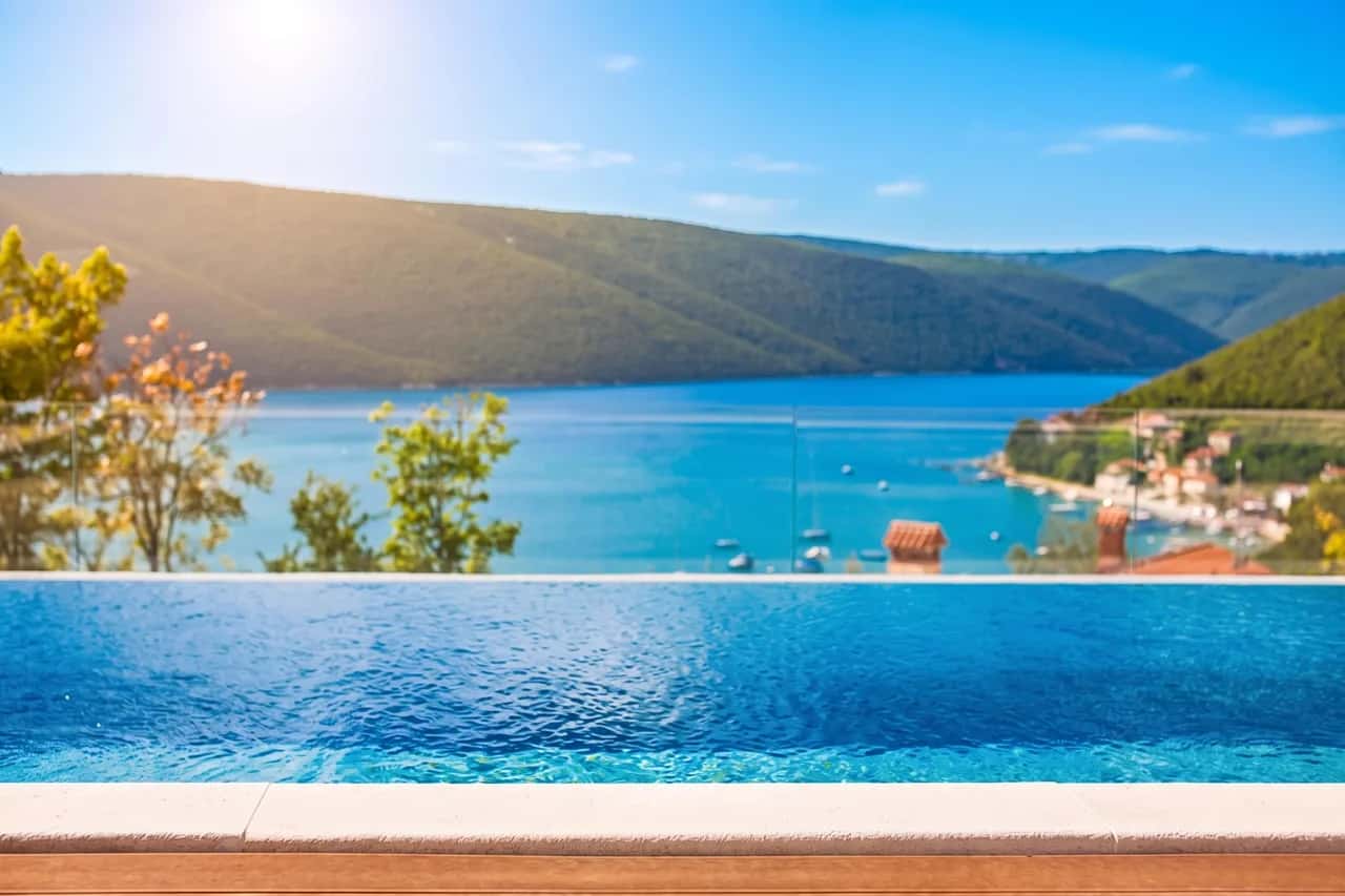 Villa Royale Bleue avec Vue Panoramique sur la Mer