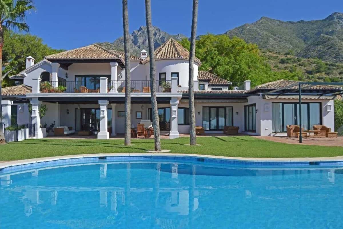 Mountain Side Villa with Mediterranean Coast View