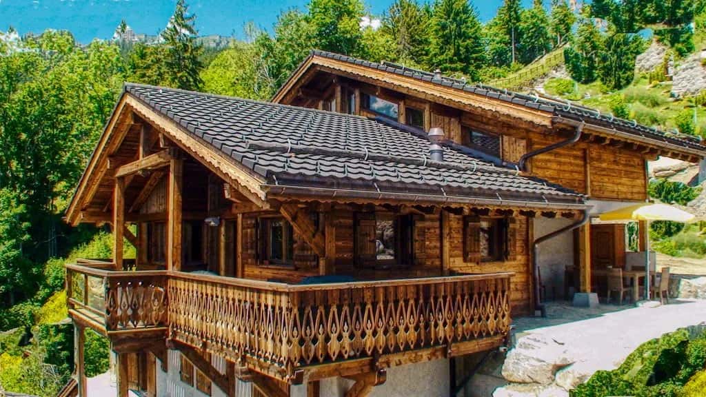 Adorables Schweizer Chalet in der Nähe des Zentrums von Crans Montana