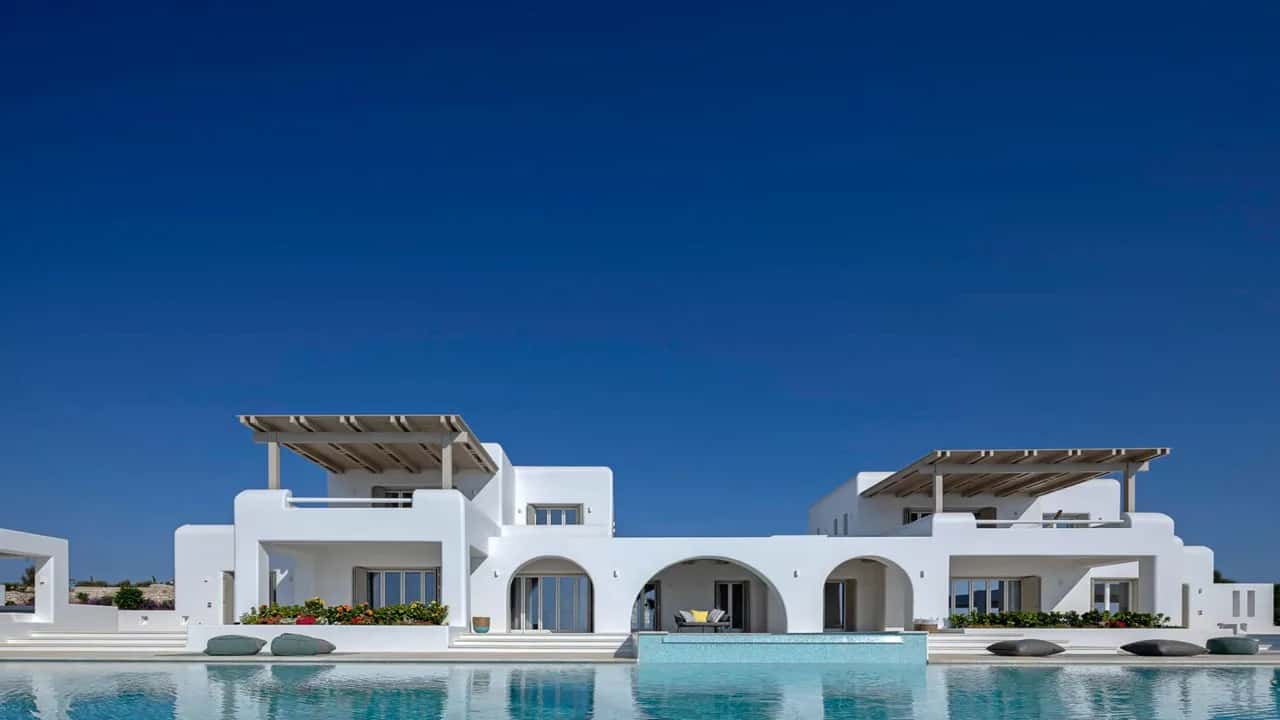 Large Beachfront Villa With Panoramic Sea Views