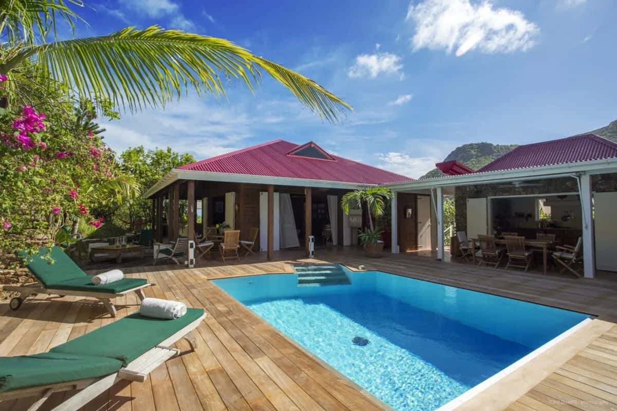 Spacious St Barts Villa with Pool