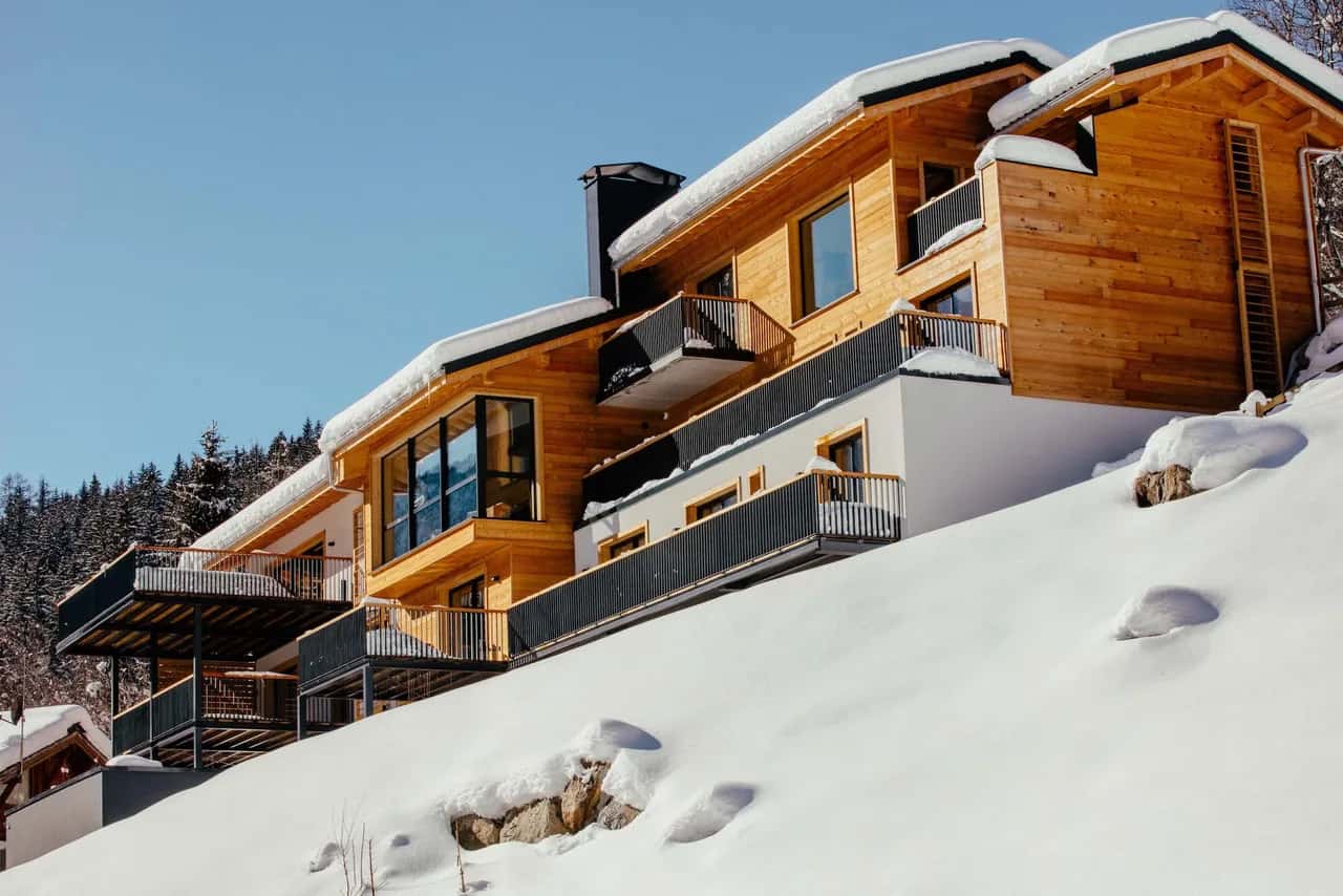 An award-wining Alpine retreat with chic modern interiors