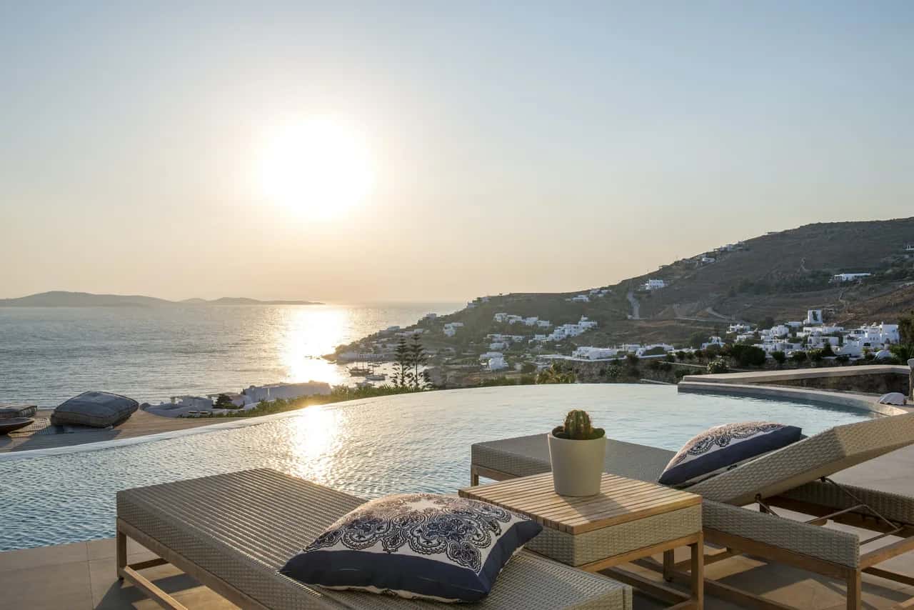 Beautiful Property Offering Excellent Views to Delos Island and the Sunsets Over the Bay