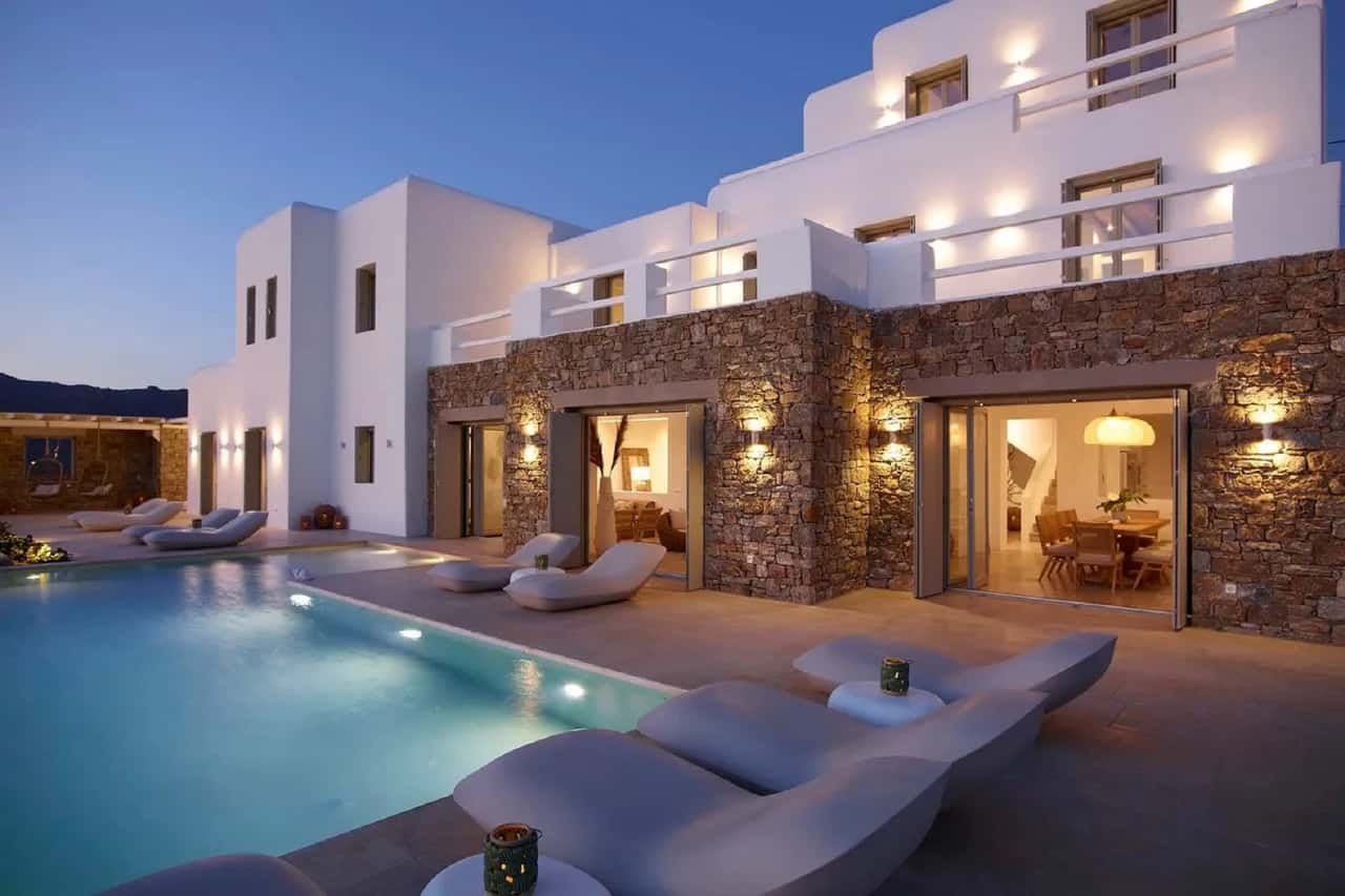 Lavish Villa With Glorious Sunset And Sea Views On A Hilltop Location