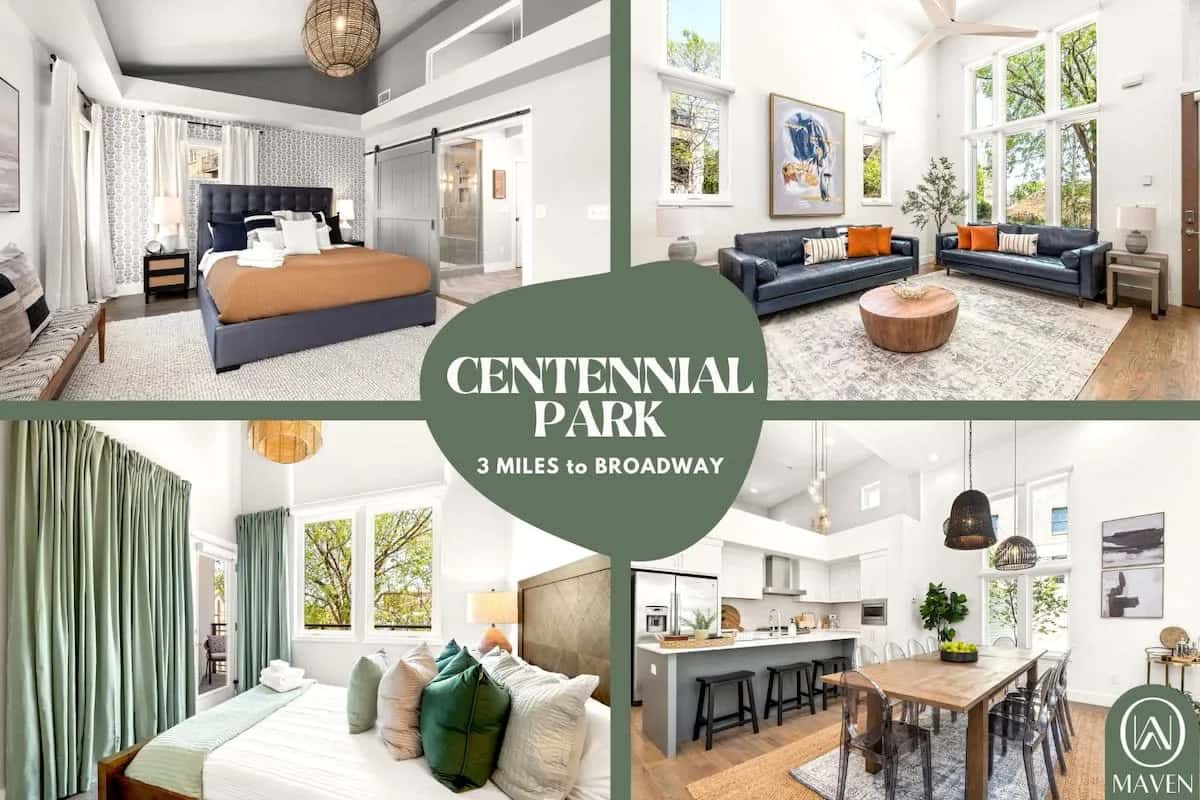 'Central Park' Casa｜Vandy-3 bloques｜Broadway-2.5mi