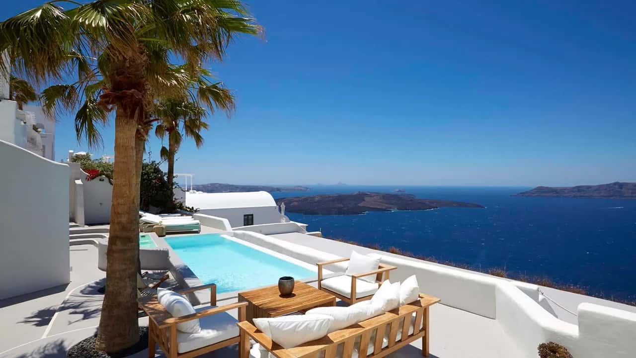Stunning Santorini Villa With Front-row Seat To The Caldera