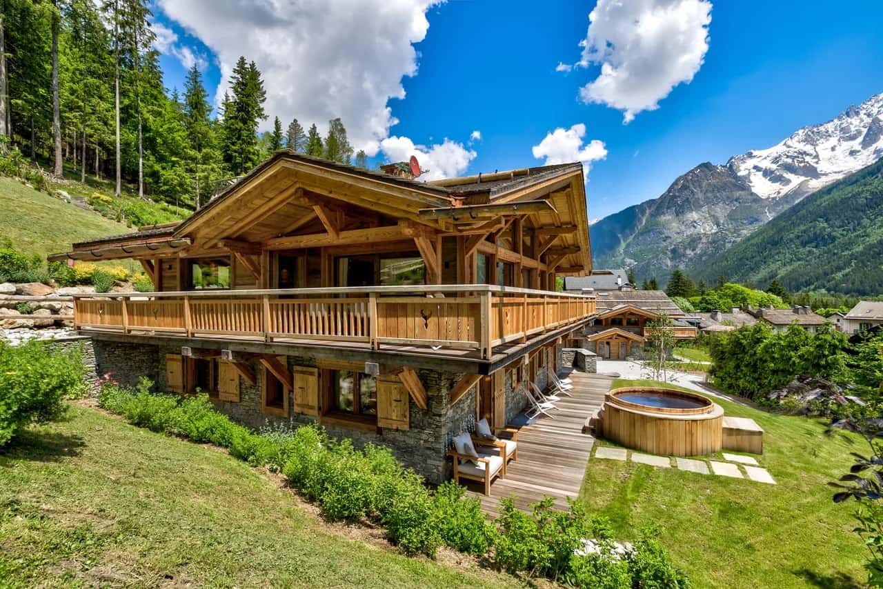 Frisches und modernes Chalet über 4 Etagen