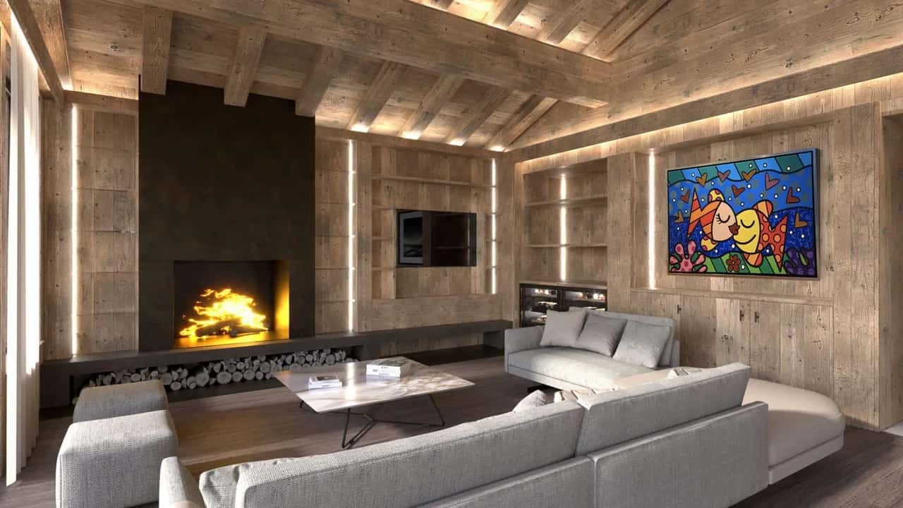 SENSATIONAL CHALET W/ ALPINE-INSPIRED ARCHITECTURE
