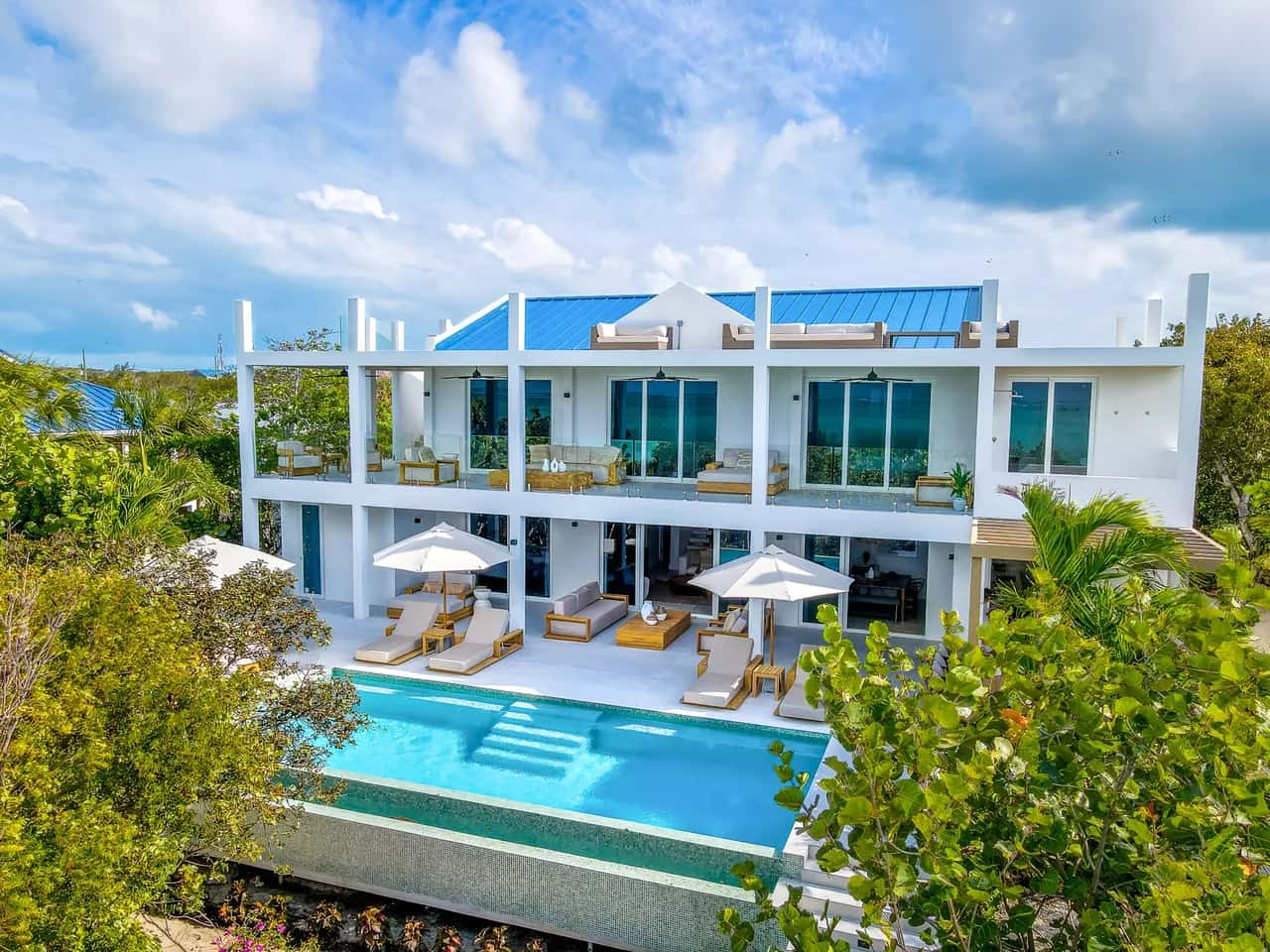 Oceanfront Six Bedroom Villa in Providenciales