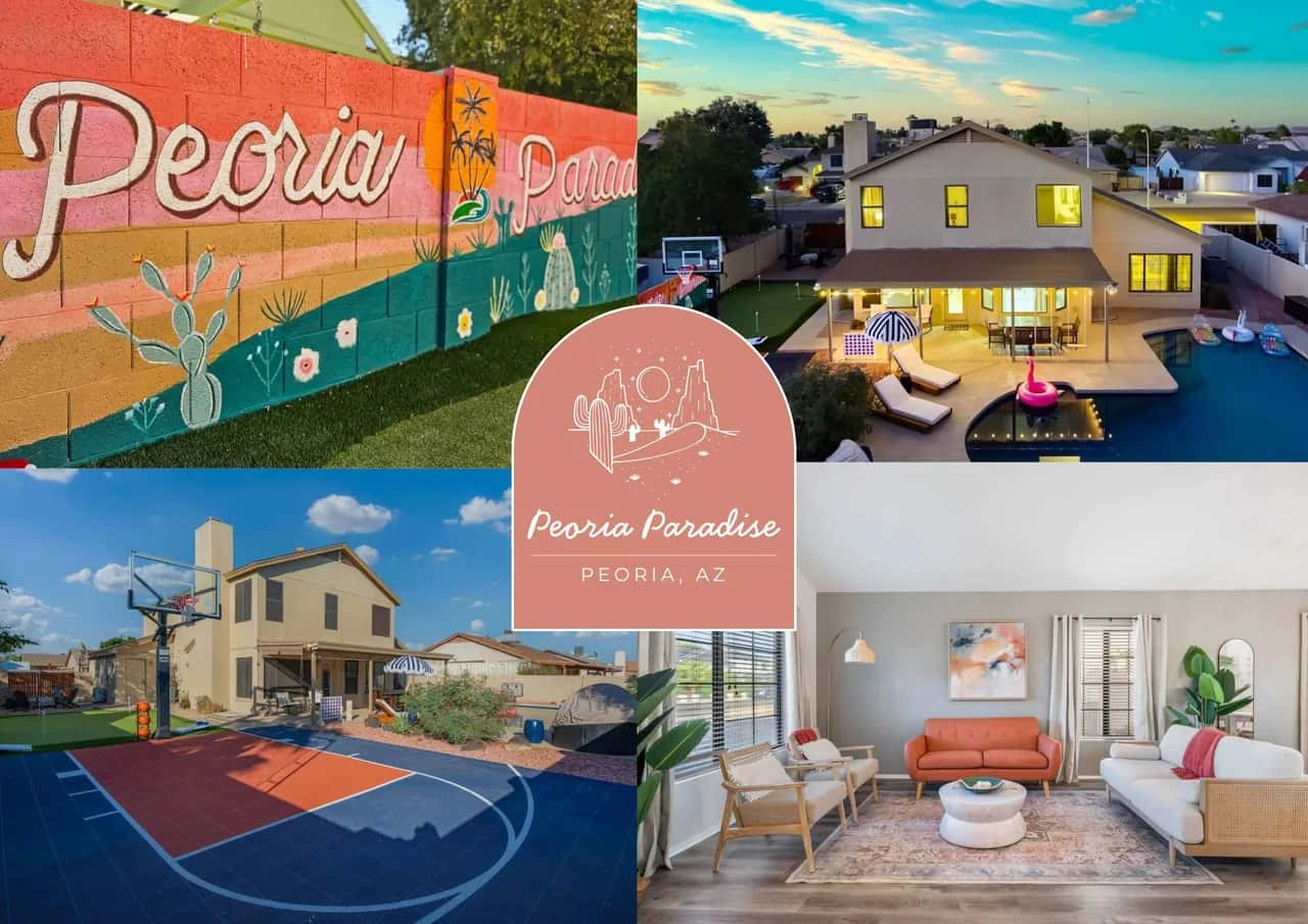 Peoria Paradise: Basketball | Beheizter Pool | Spiele