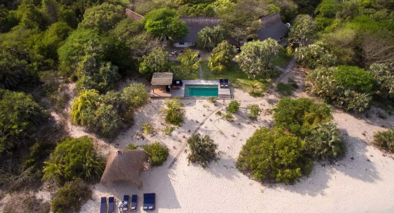 Luxuriöse Lodge am Strand