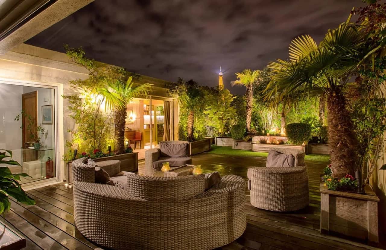 Parisian Luxury Penthouse With Eiffel Tower View