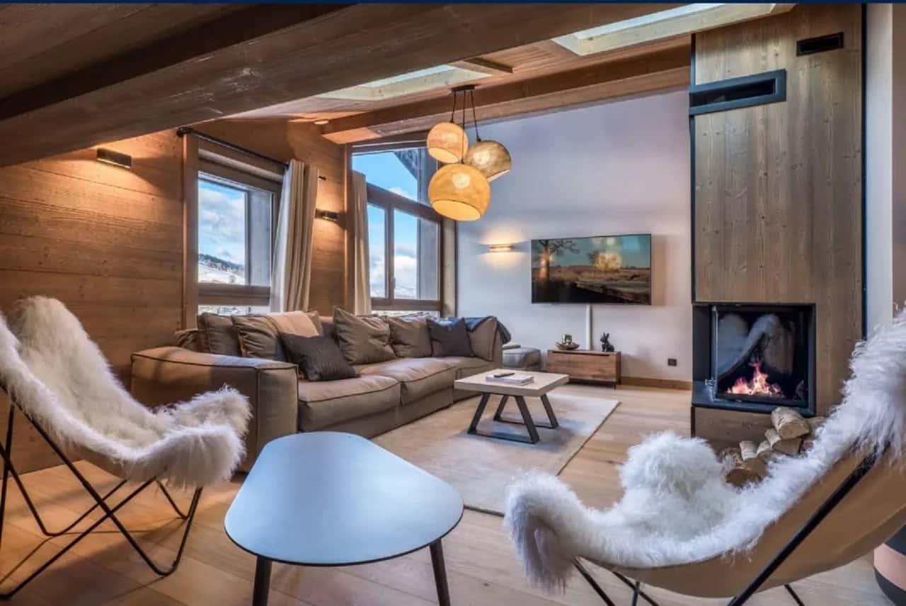 Appartement Haut de Gamme à Megève Avec Espace Bien-Être