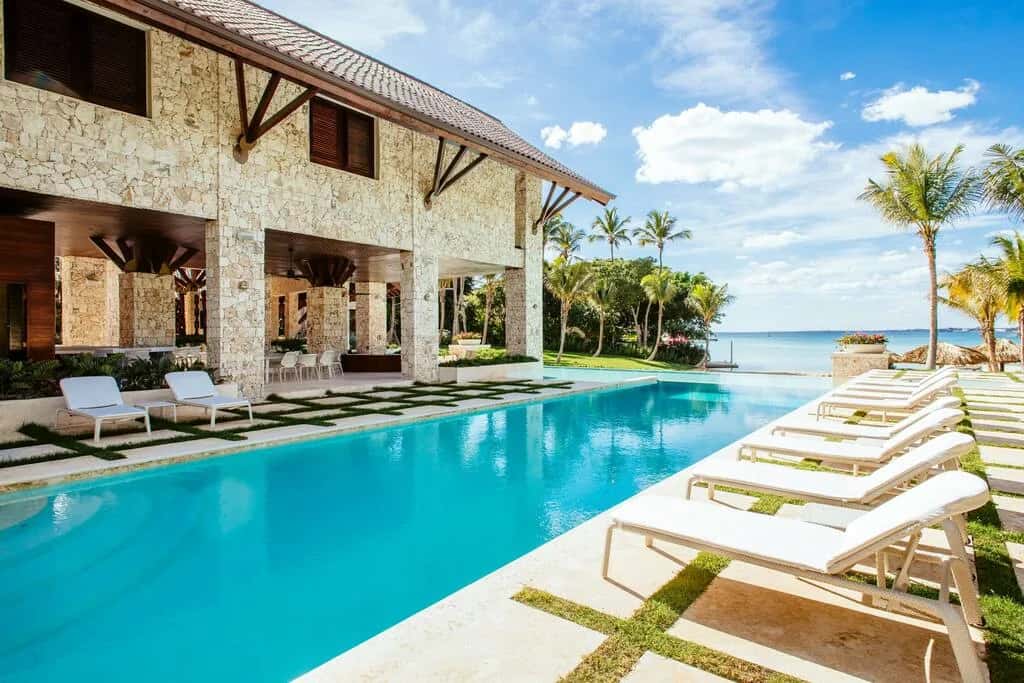 Beachfront Estate with Private Access in La Romana