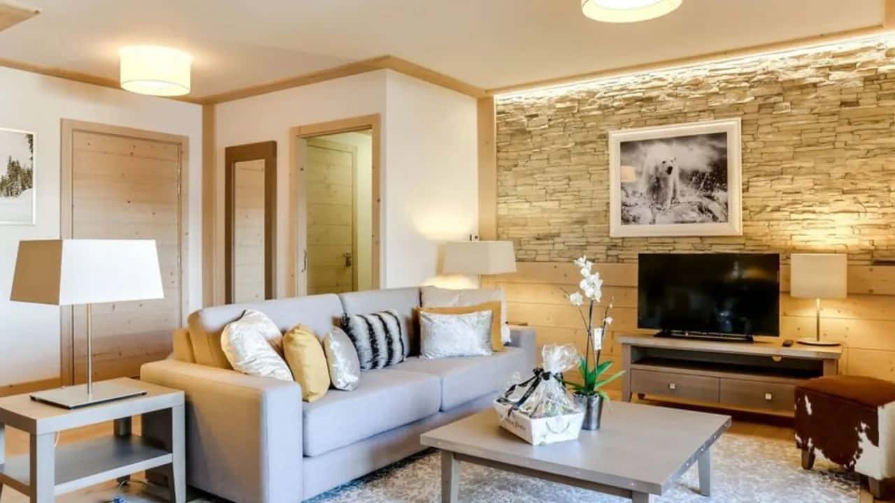 Apartamento con vista a la montaña en Courchevel cerca de los remontes