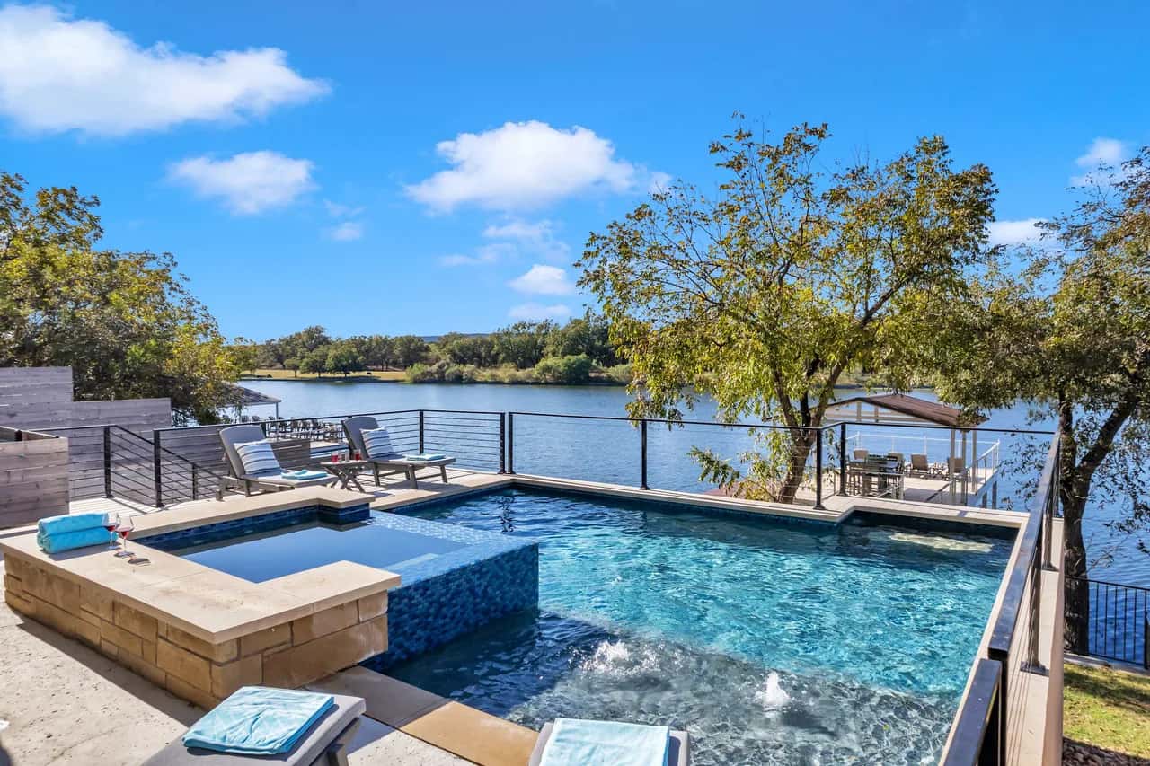 Villa de lujo Waterside en el condado de Burnet