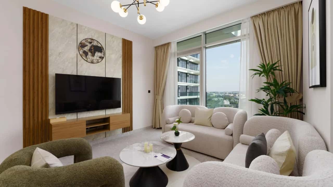 Contemporary 1-bedroom With Golf Views