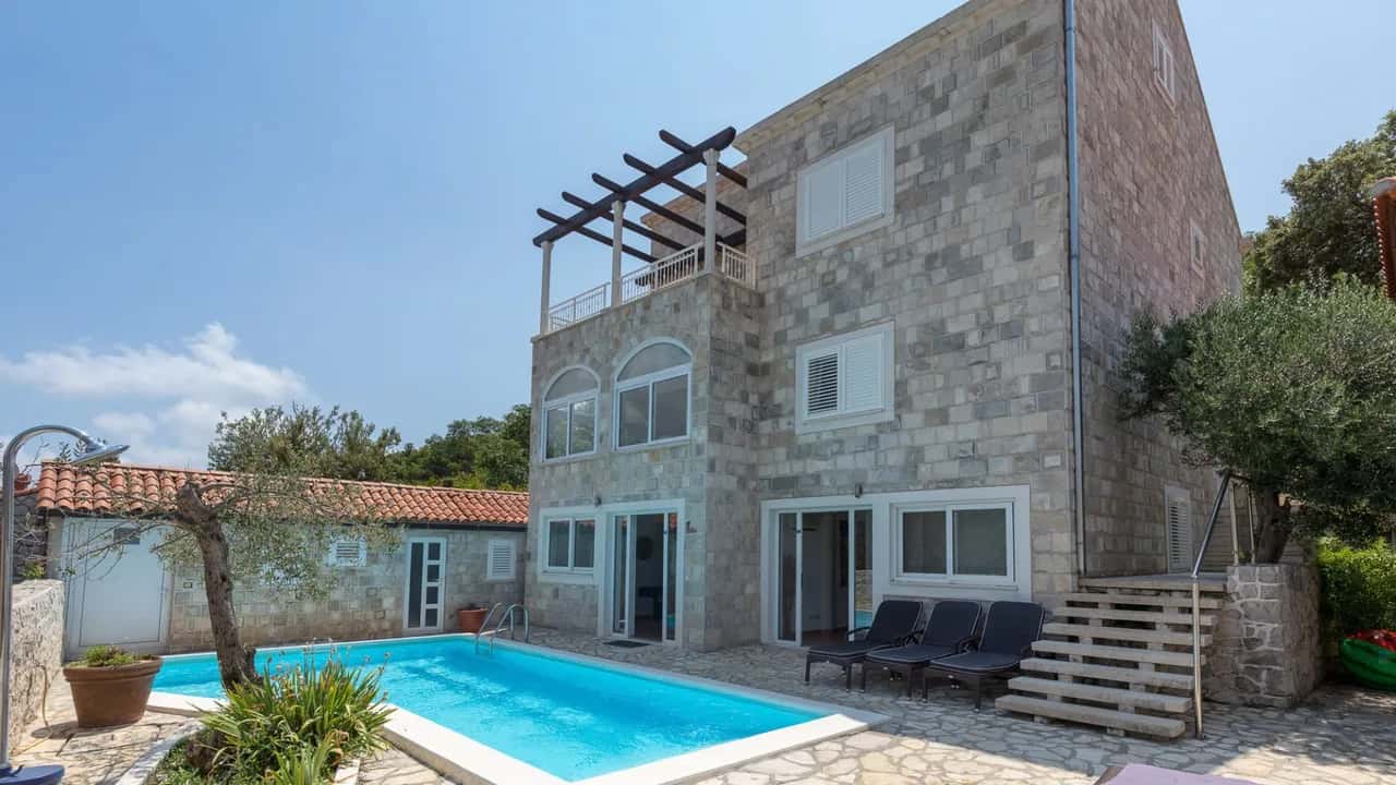Poolside Luxury Near Dubrovnik Riviera