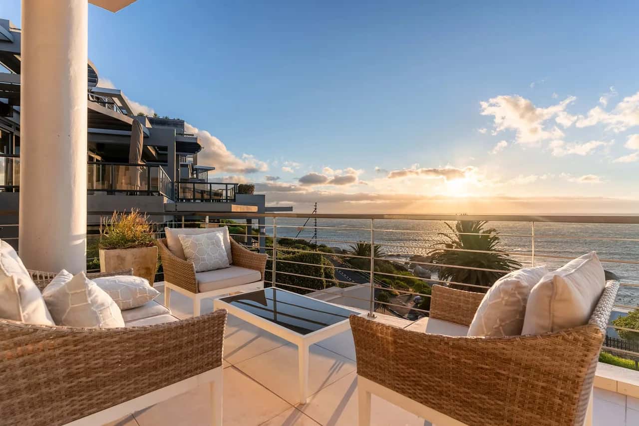 Ocean View Villa with Private Beach in Cape Town