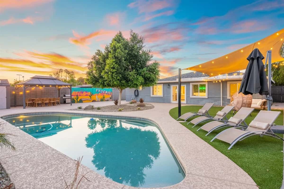 5BR, Piscine Chauffée, BBQ et Patio Couvert - DT Phx