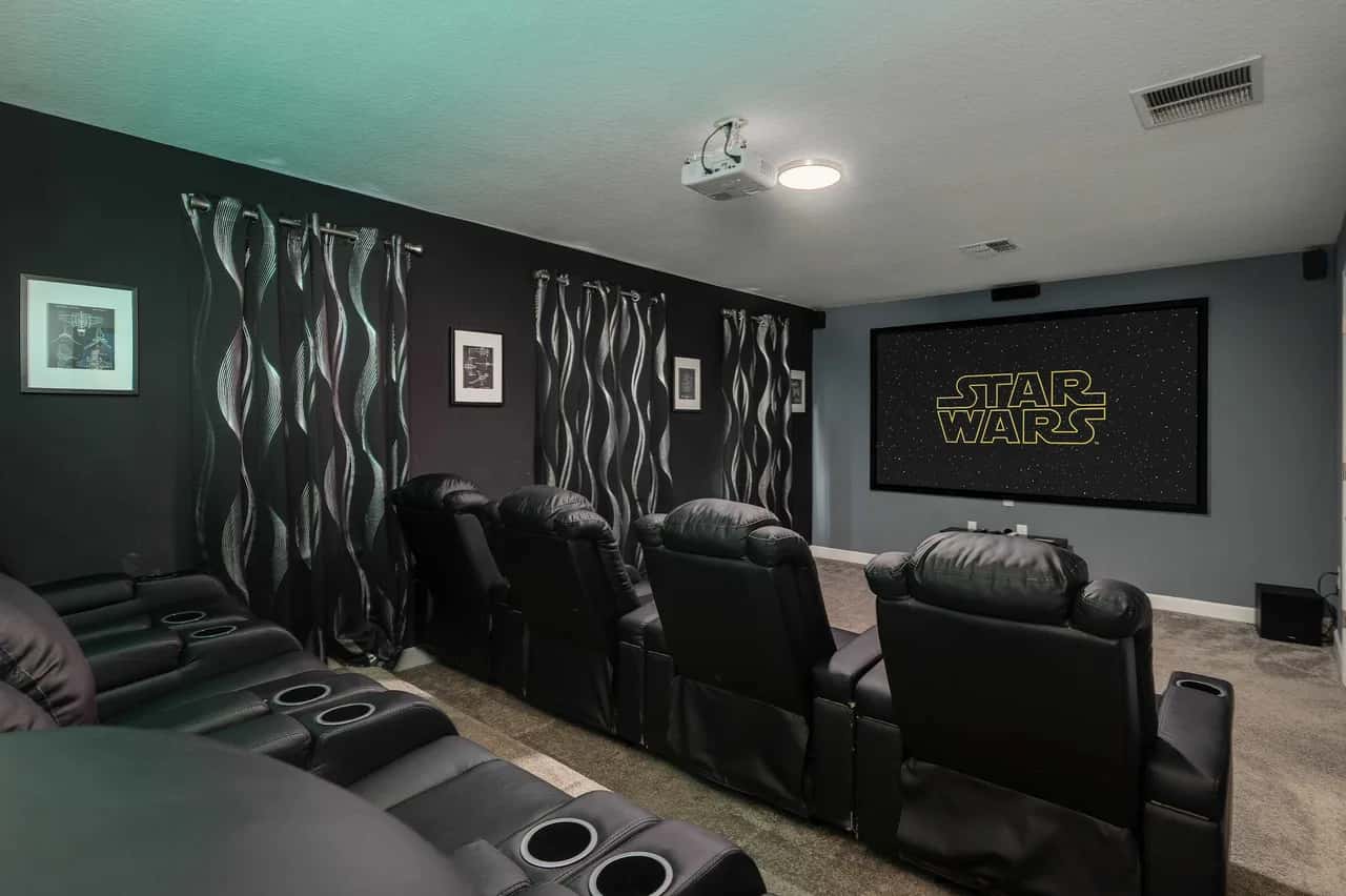 Private theater | Pool and spa | Sleeps 18