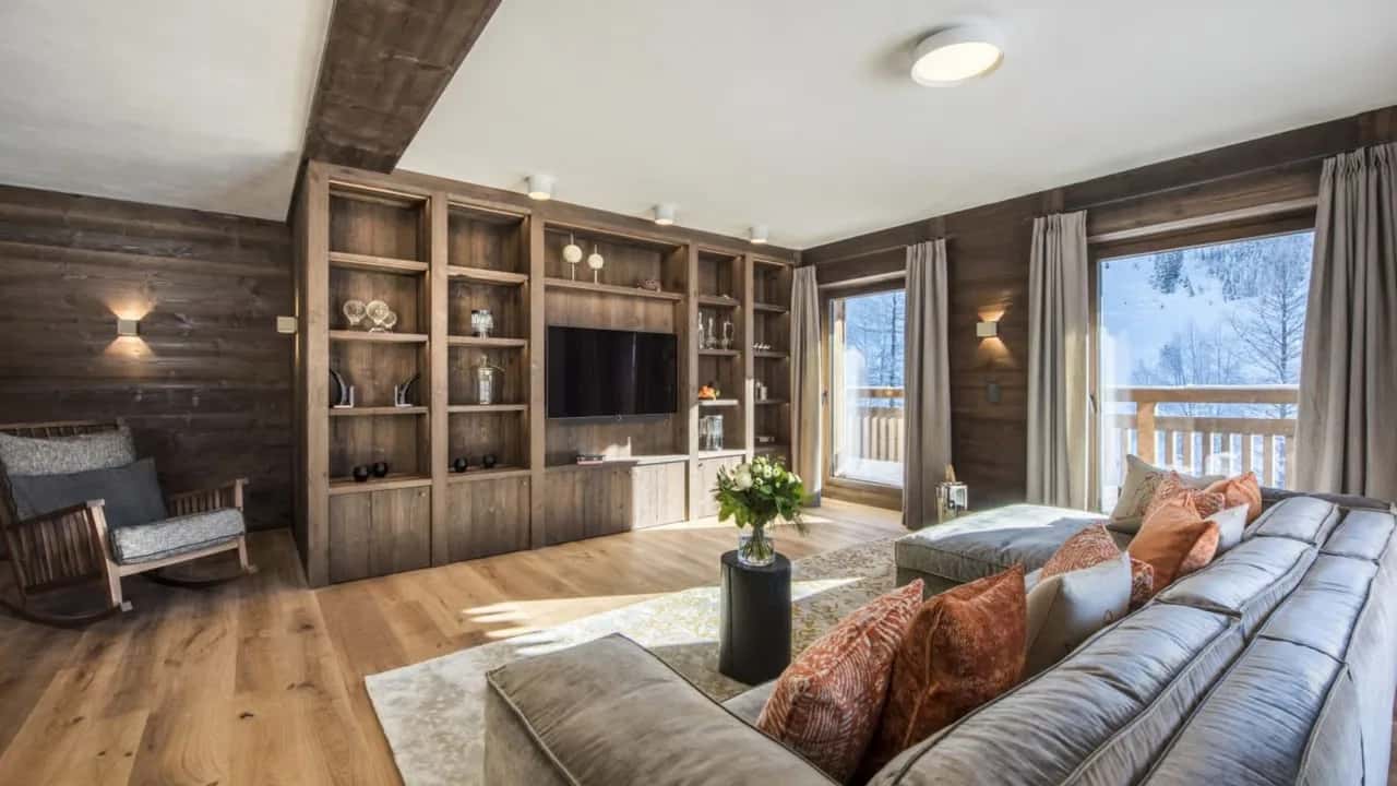 Geräumiges Ski-Apartment mit gemütlichem Kamin