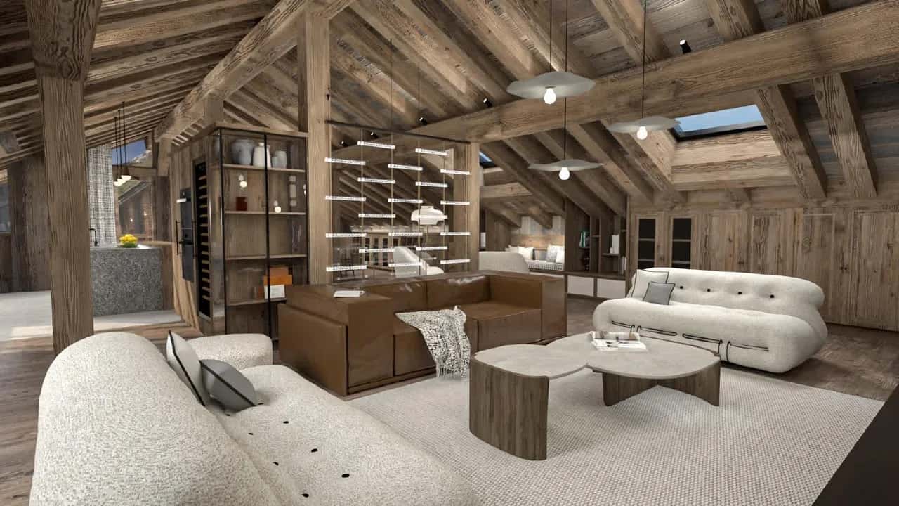 Elegant Mountain Chalet With Pool and Sauna