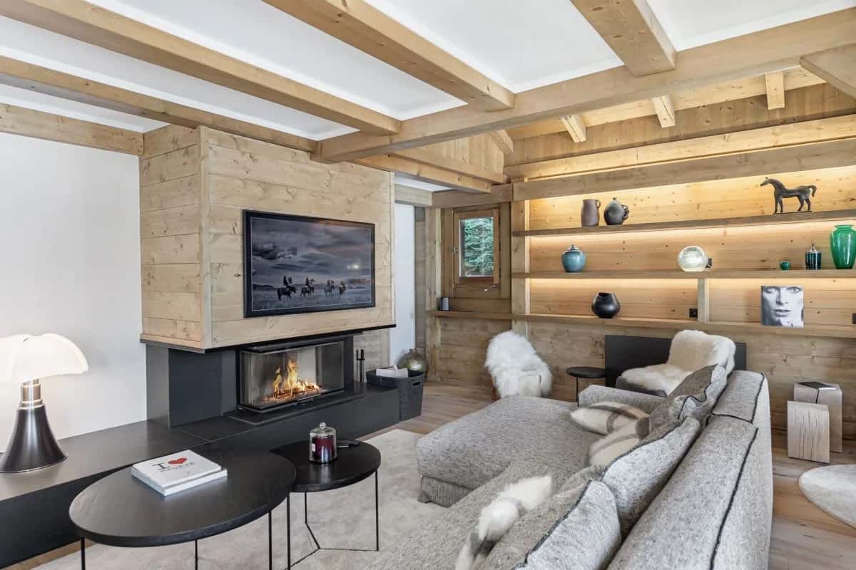Geräumiges Alpenhaus in der Nähe des Chamois-Lifts
