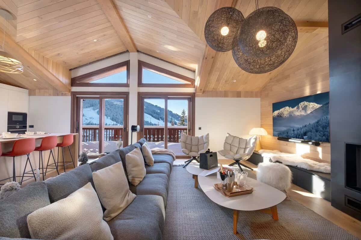 Luxuriöser Aufenthalt mit Panoramablick auf die Berge