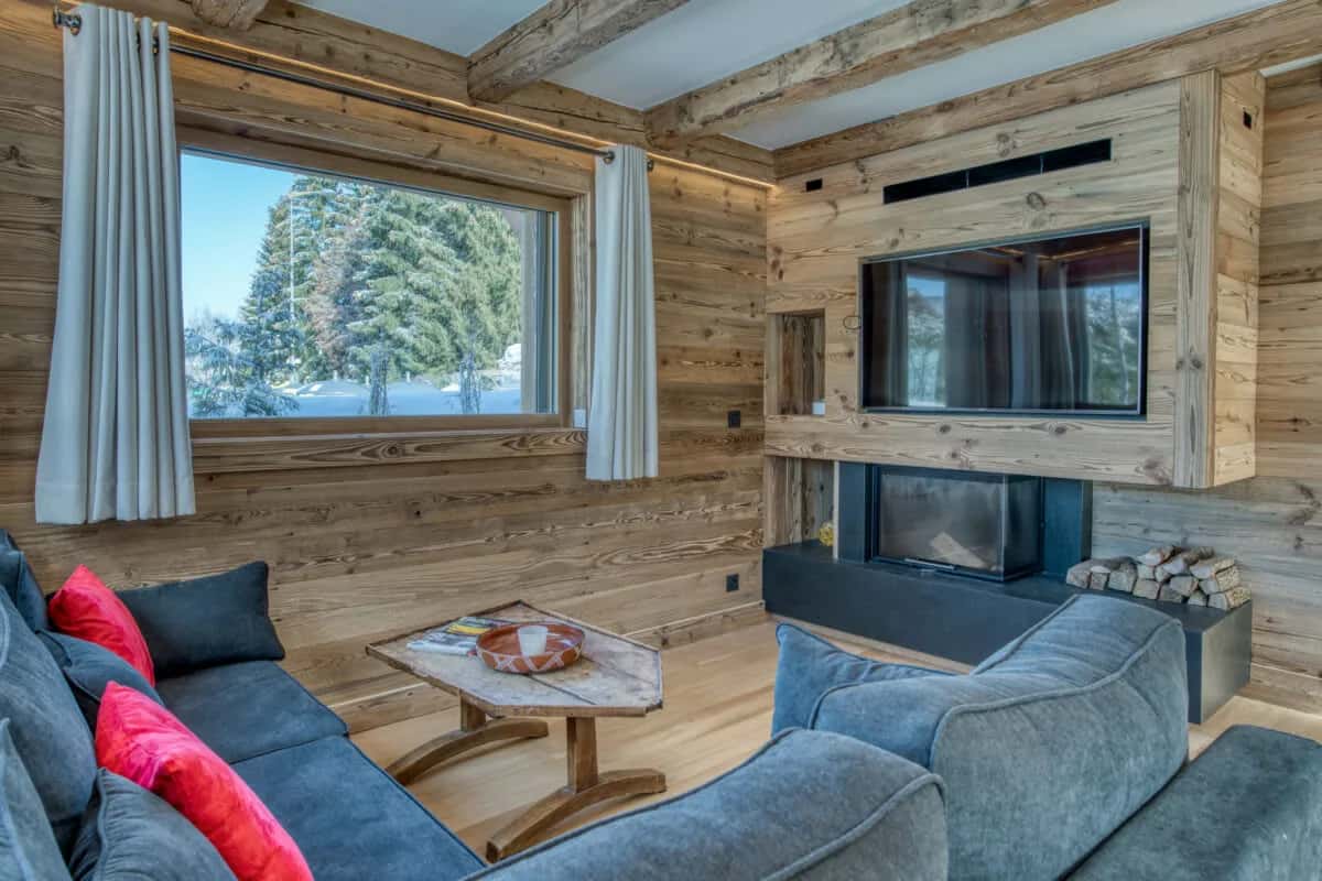 Cálido Chalet Alpino con Chimenea